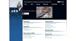 Desktop Screenshot of malacological.org